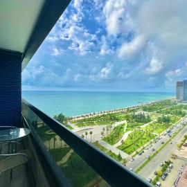 White Sails apartments overlooking the sea, city and park