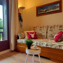 Charmant studio skis aux pieds 4 couchages