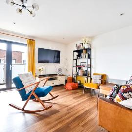 Stylish 2 bed 2 bath apt in Wembley, hotel Brentben