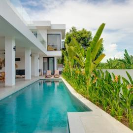 La Thara 5BR Villa with ricefield view, Canggu