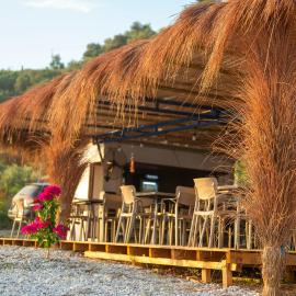 Blue Camping in Borsh, Vlorë, hotel en Borsh