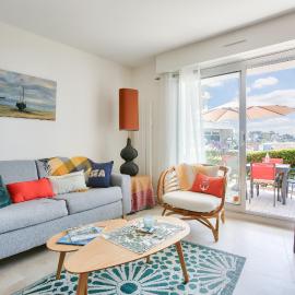 25m de la plage, vue mer, appartement pour 4, khách sạn ở Erquy