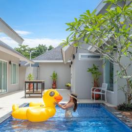 De palm poolvilla