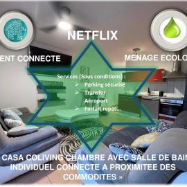 CASA COLIVING avec chambre salle de bain individuelles privatives