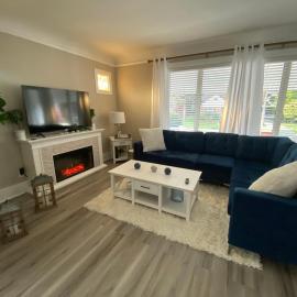 Gorgeous Colonial Home Game-room in basement