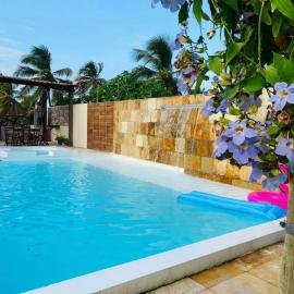Casa Dférias Icaraizinho - piscina, cascata hidro, хотел в Amontada