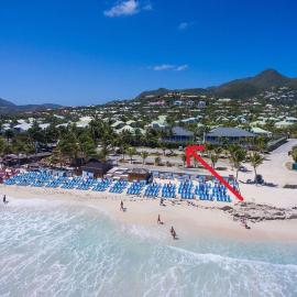 Princess Coco, Beachfront, Pool, Orient Bay, ultra fast Wifi