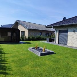 Ferienhaus Devilina mit Sauna und Kamin am Harkebrügger See