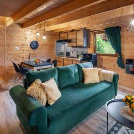 ZACISZE ,,Jastrząb'' domek na Kaszubach z balią z jacuzzi w cenie na wyłączność
