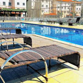 Apartamento sofisticado com piscina e vista privativa