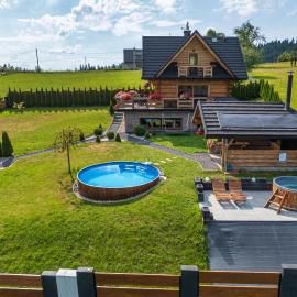 Domek DeLuxe Spa z sauną i jacuzzi- Nowy Targ blisko Zakopane i Białka Tatrzańska, hotel u gradu 'Nowy Targ'