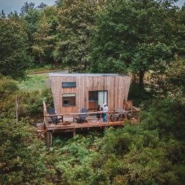 Moose Home Tiny house Genêts, hotel en Cros
