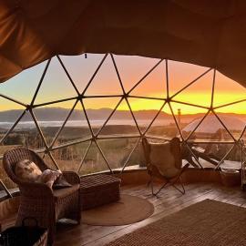 Valley Views Glamping, hotel di Kurow
