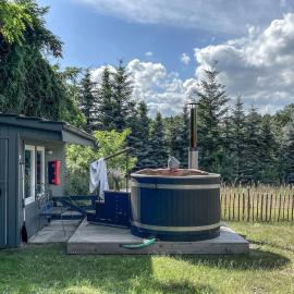 traumHaff - Sea Hideaway Ostsee Region - privates NORDICSPA, Kamin, Kunst, Hund 300m zum Strand, hotel en Rieth