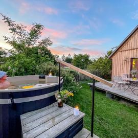 traumHaff Lotsen Romantik-Ostsee mit Kamin, privates NORDICSPA und Boot, hotel en Rieth
