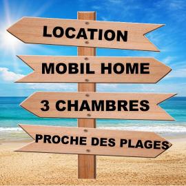 Mobile Home - Sleeps 6 - Parking - Family Pools