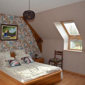 chambre sur un jardin fleuri, Hotel in Landisacq