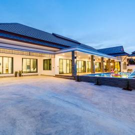 Viento Pool Villa Huahin 6 ห้องนอน, hotel in Ban Bo Fai