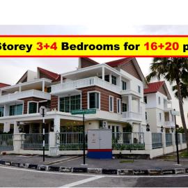 Near Gurney 3-Storey Event Hse by Felice Homestay, hotel in Tanjong Tokong