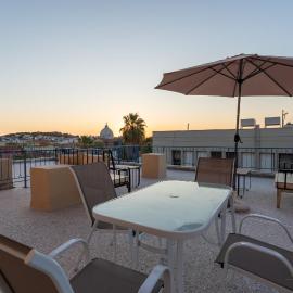 Central Mytilene City-View Apartment for 7