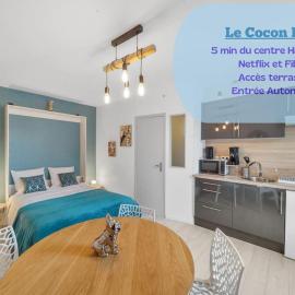COCON BLEU #Confort # Calme #centre ville #parking facile