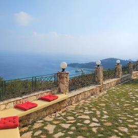 Mountain house with breathtaking sea view