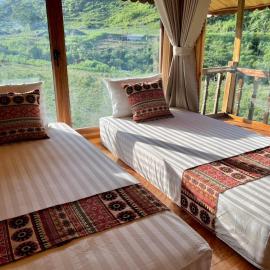 Muong Tra Stream Homestay、Làng Cacのホテル