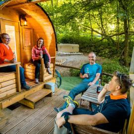Fasshotel Westernwagen, beheizt 2-3 Personen, hotel a Kirchensittenbach