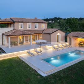 Villa Vita Pazin pet friendly for up to 8 people with private pool & playground in Central Istria