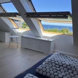Ferienhaus Steilküste mit Meerblick