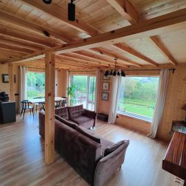 Modern family house by the lake in Zarasai, hotel a Štadviliai