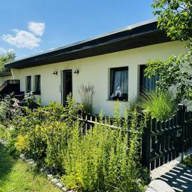 F-1112 Ferienwohnung Lobbe Haus strandnah, Terrasse