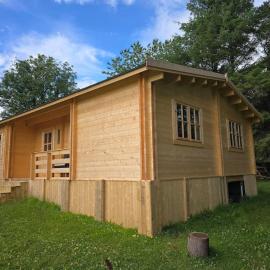 Spruce Cabin - Cabins at Aithernie, East Fife, отель в городе Ливен-Файф