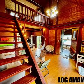 LOG AMAMl 1棟貸切ログハウス, hotel em Setouchi