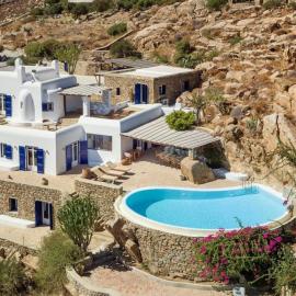Villa Leo Mykonos - Sea View & Infinity Pool by ONE VILLAS, hotel a Agrari