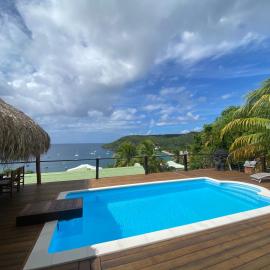 Vue imprenable sur la mer des Caraïbes