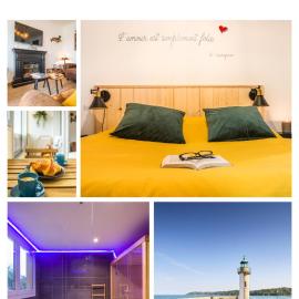 Escapade en Bord de mer avec Sauna et Spa Privés