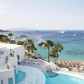 Psarou में, होटल Mykonos Blu, a Resort to Live