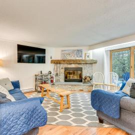 Renovated Ski-In/Ski-Out Peru Condo at Bromley Mtn