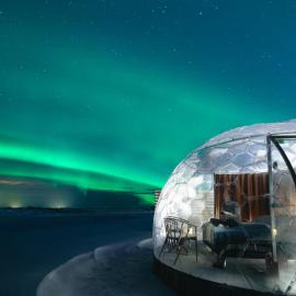 Aurora Igloo South, hótel á Hellu