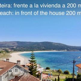 Refugio climático en Finisterre frente a la playa con vistas al mar!!