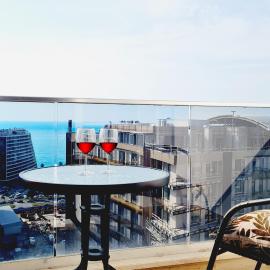 Comfortable Apartment#6 with Amenities Sea View Free Wi-Fi Kitchen Balcony