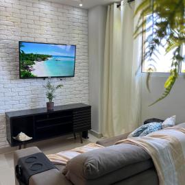 Ohanacaiçara apartamento próximo à praia do Sesc, completo e com Wi-Fi., hotel in Bertioga