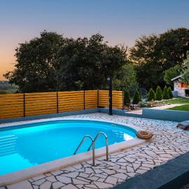 Villa Manda Adriatic heated pool