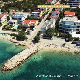 Apartments Cikač II - modern apartments by the beach