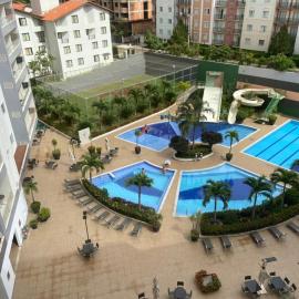 Flat Veredas 305 com ar condicionado sala - 300 metros do Hot Park