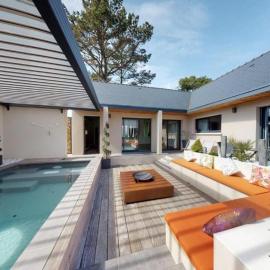 Mini Villa d'Exception avec Piscine Jacuzzi Sauna et Home Cinema Privés