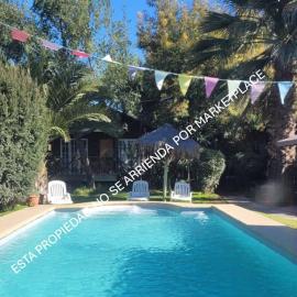 Piscina Climatizada Privada, Cabaña, Quincho, Limache, hotel v destinaci Limache