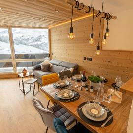 Duplex cosy au pied des pistes & vue montagne Menuires-Location