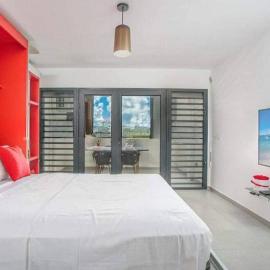 Le Studio Rosa Bay et sa magnifique vue mer à l'Étang Z'Abricot، فندق في Cité Dillon
